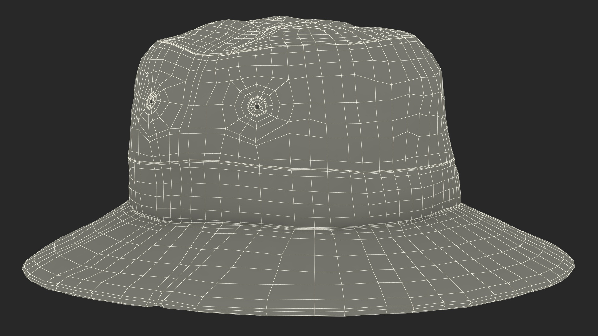 3D Fishing Bucket Hat Men - TurboSquid 2071204
