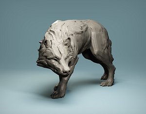 Wolf Rhythm 3D model
