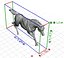 Arabic Horse in galloping position 3