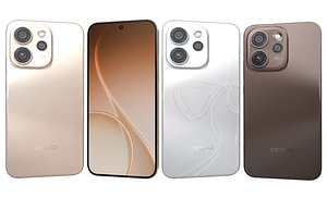 3D Oppo Reno15 Pro China All Colors model