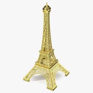 Eiffel Tower Gold Souvenir