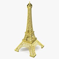 Eiffel Tower Gold Souvenir