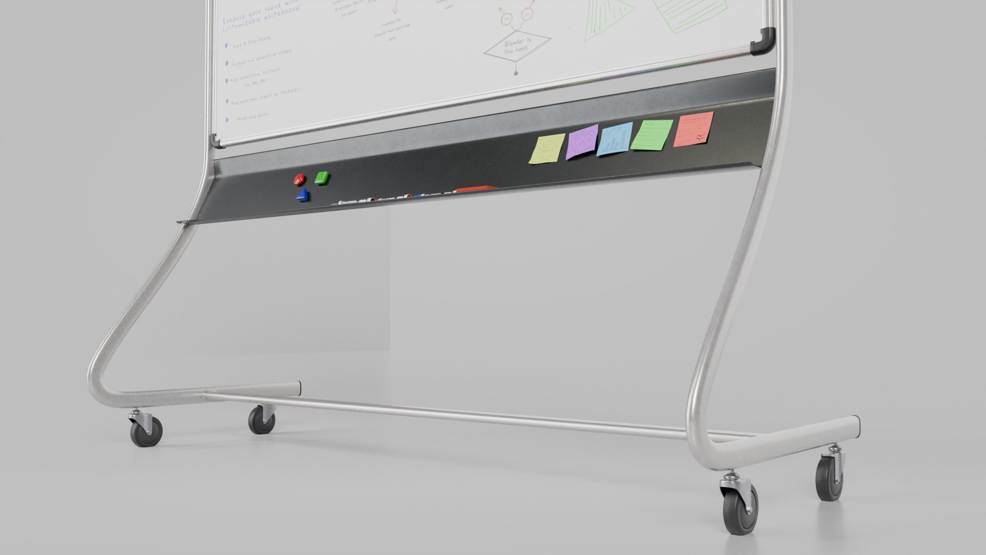 Customizable Double-Sided Metal Whiteboard Rectangular Writing Board 3D model https://p.turbosquid.com/ts-thumb/0m/gRBSXy/G4/render_10/png/1746390941/1920x1080/fit_q87/736b7b3c214354dbc5fadb8279161a0402d4a718/render_10.jpg