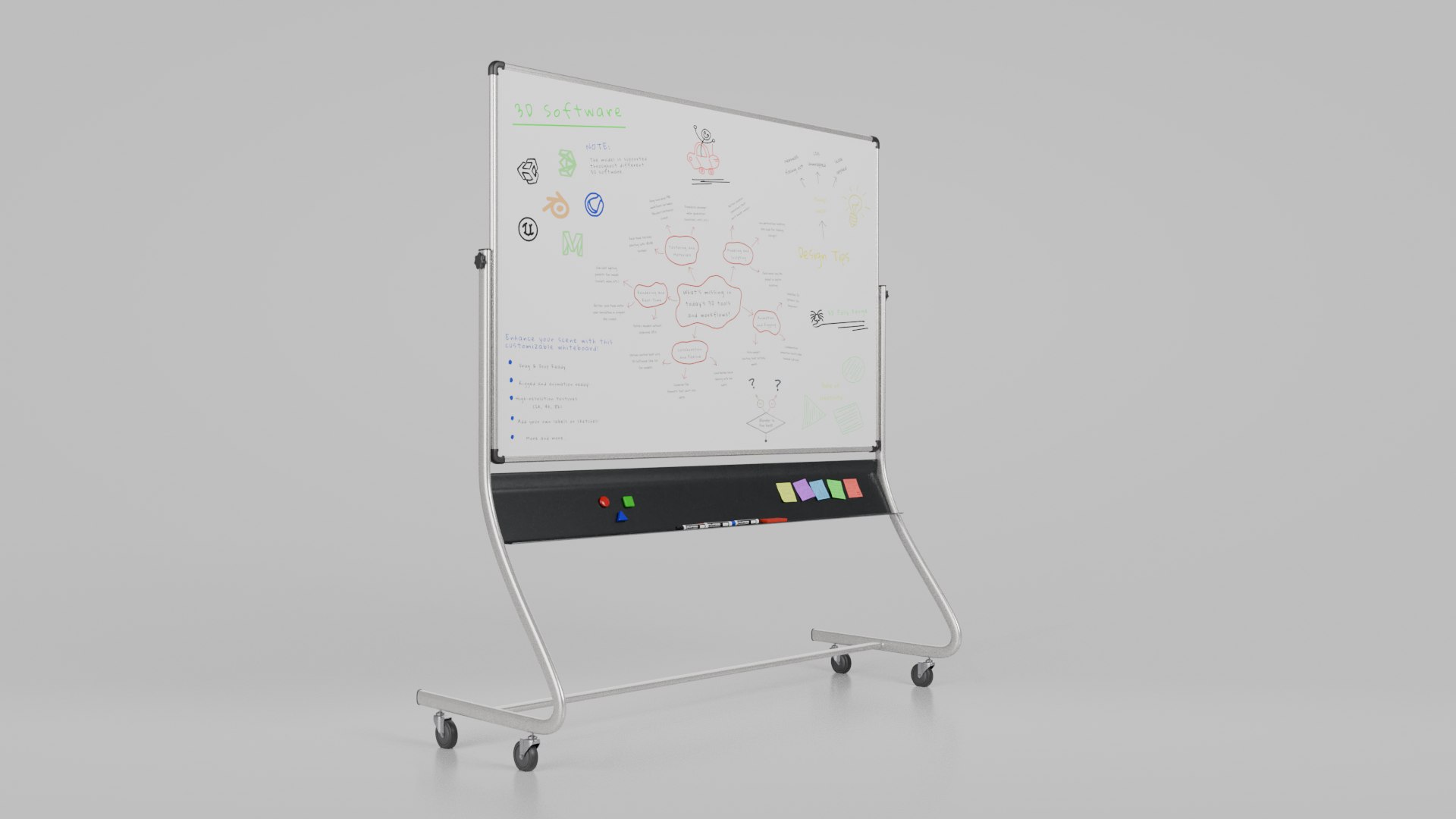 Customizable Double-Sided Metal Whiteboard Rectangular Writing Board 3D model https://p.turbosquid.com/ts-thumb/0m/gRBSXy/rI/render_3/png/1746390937/1920x1080/fit_q87/2d8506f0adc301b23d251b21d7eaaf8528cddc76/render_3.jpg