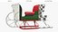 Santa Sleighs Collection 3D model
