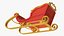 Santa Sleighs Collection 3D model