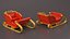 Santa Sleighs Collection 3D model