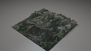 Mountain Architecture 3D Model-3 3D model