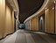 3D Cinema Hallway 01 model