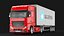 3D Detailed Three Trucks model