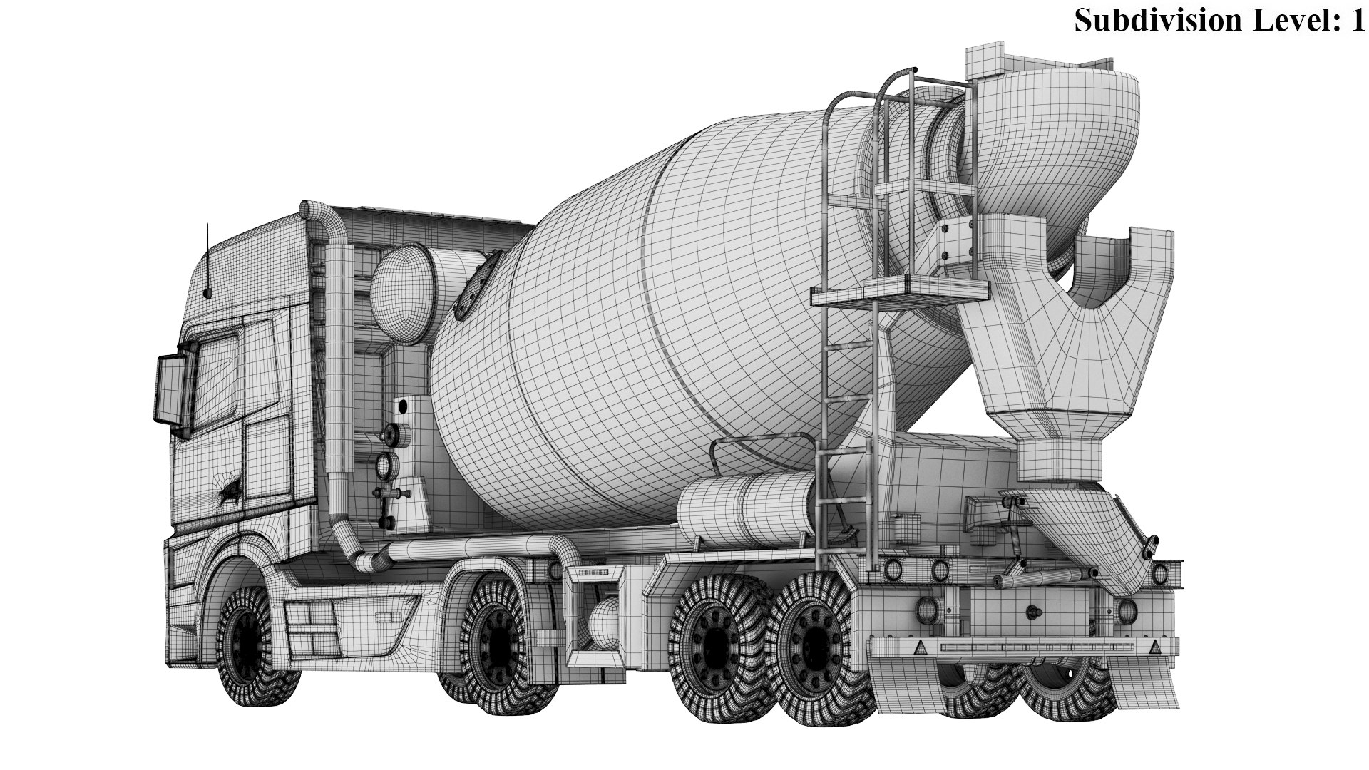 3D Detailed Three Trucks model https://p.turbosquid.com/ts-thumb/0m/qBUx3S/ZM/concrte_mixer10/jpg/1727420964/1920x1080/fit_q87/48e306f365bce98baddd262892fb5a879b77bb4f/concrte_mixer10.jpg