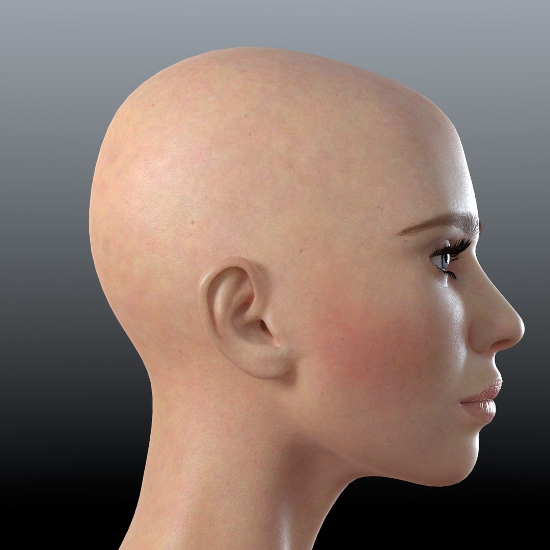 3d Model Woman Head