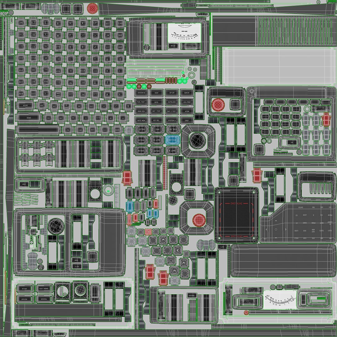 Control Panels 3D Model - TurboSquid 1440413