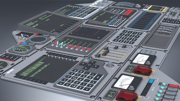 Control panels 3D model - TurboSquid 1440413