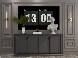 3D model TV cabinet
