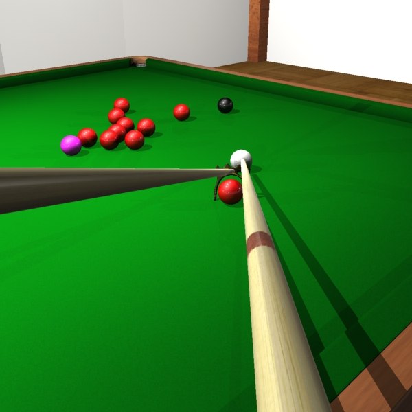 snooker table 3d model