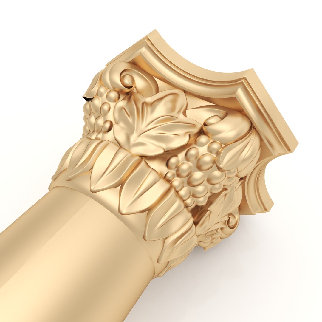 Architectural Column Decor 3D Model - TurboSquid 1165658