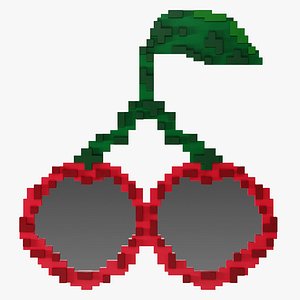 Pixel Mirror Cherries by Seletti 3D