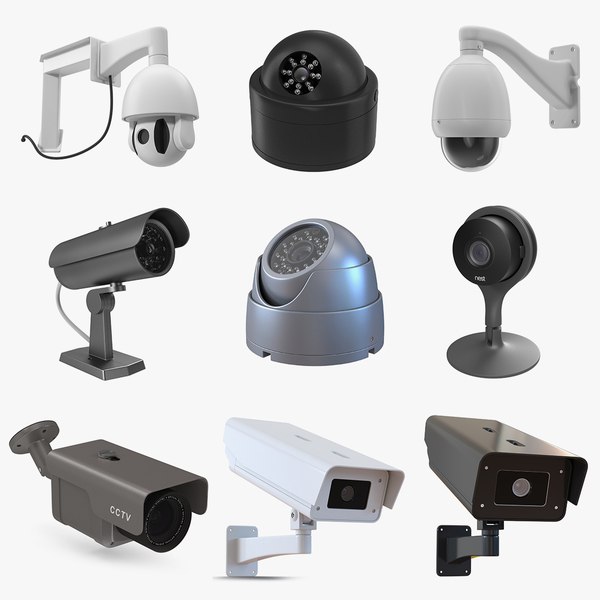 cctv cameras 5 3D model