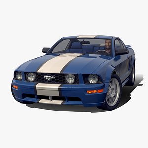 3D 2005 Ford Mustang GT
