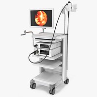 Electronic Video Endoscope Medical Equipment Screen On