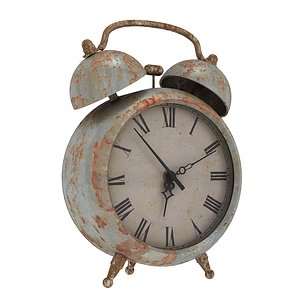 vintage alarm clock 3D
