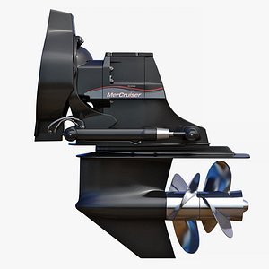 sterndrive mercruiser bravo 3D