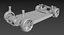 3D Tesla Model S Chassis 1