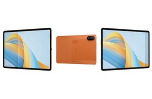 Honor Pad V8 Orange Low Poly 3D model