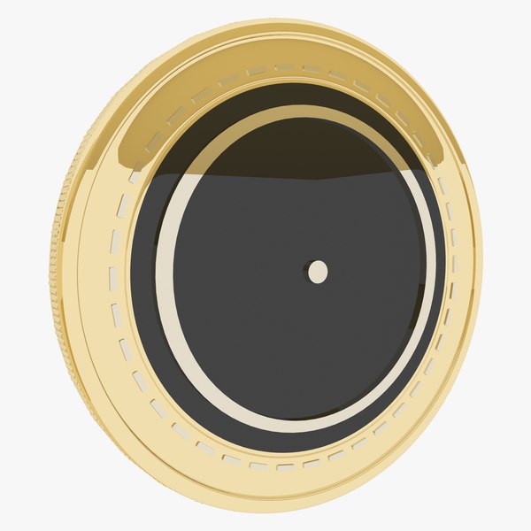 Cindicator Cryptocurrency Gold Coin 3D