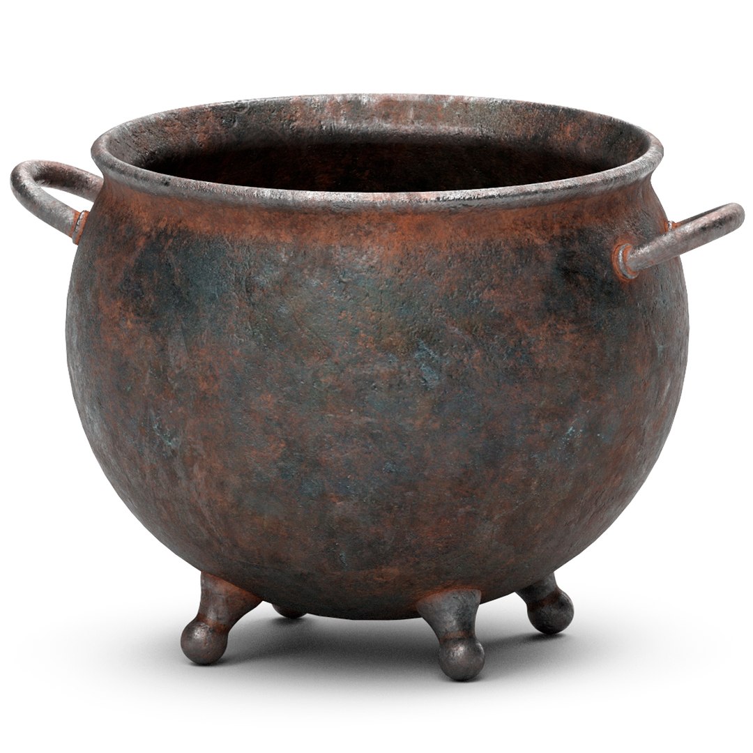 Old Cauldron 3D model https://p.turbosquid.com/ts-thumb/0n/KPwlTc/X2/00/jpg/1623155852/1920x1080/fit_q87/6595968900c4039c1152d878683c8313781db17a/00.jpg
