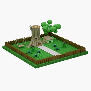 Tree House 02 3D model