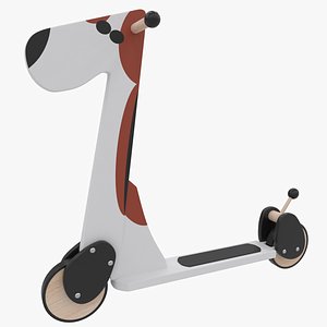kid Wooden Scooter Toy