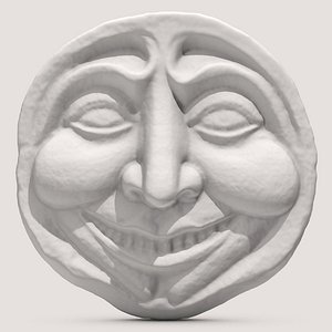 3D model Moon Face 6