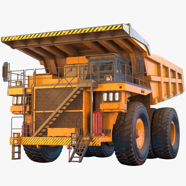 3D Mining Dump Truck PBR