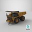 3D Mining Dump Truck PBR