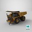 3D Mining Dump Truck PBR