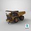 3D Mining Dump Truck PBR