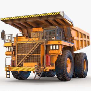3D Mining Dump Truck PBR