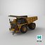 3D Mining Dump Truck PBR