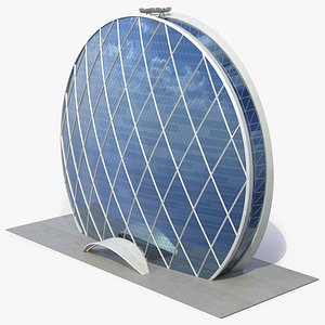 3D Aldar Glass Ring Building