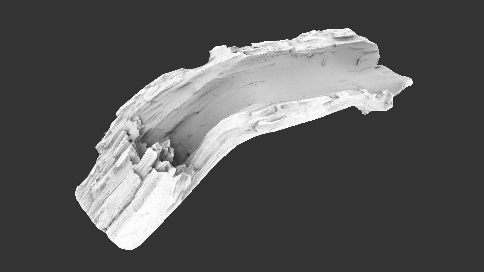 A realistic section of tree trunk 3D model - TurboSquid 2166508