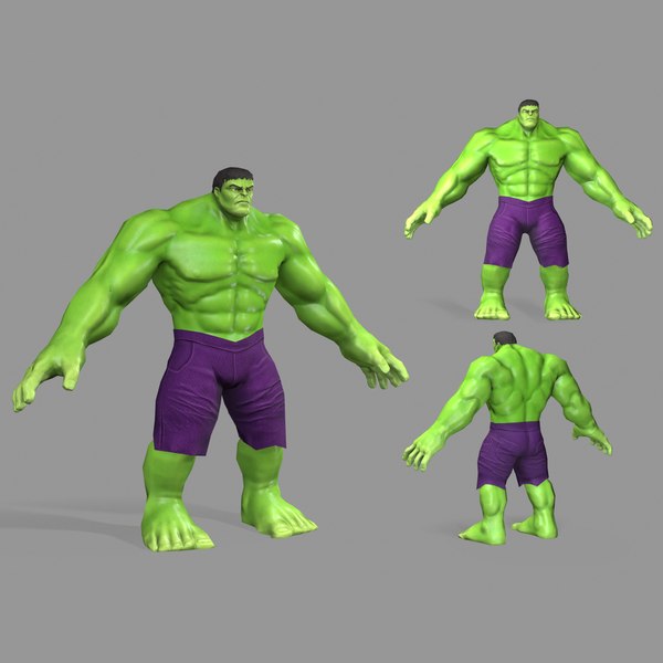 hulk 3D model