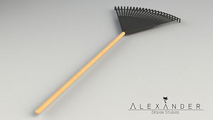 3d lawn leaf rake