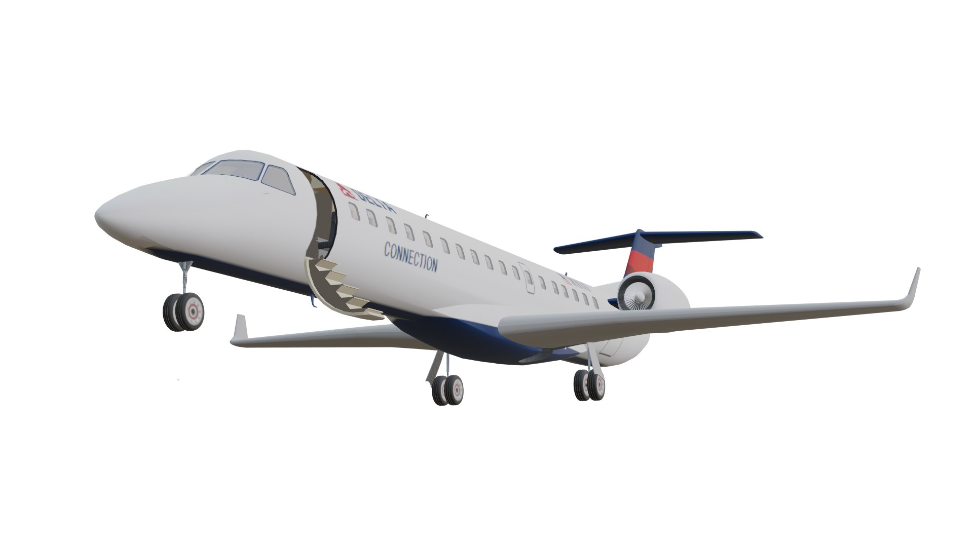 Embraer ERJ 145 3D - TurboSquid 2343436