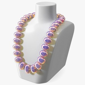 3D Amber Beads Necklace Holder
