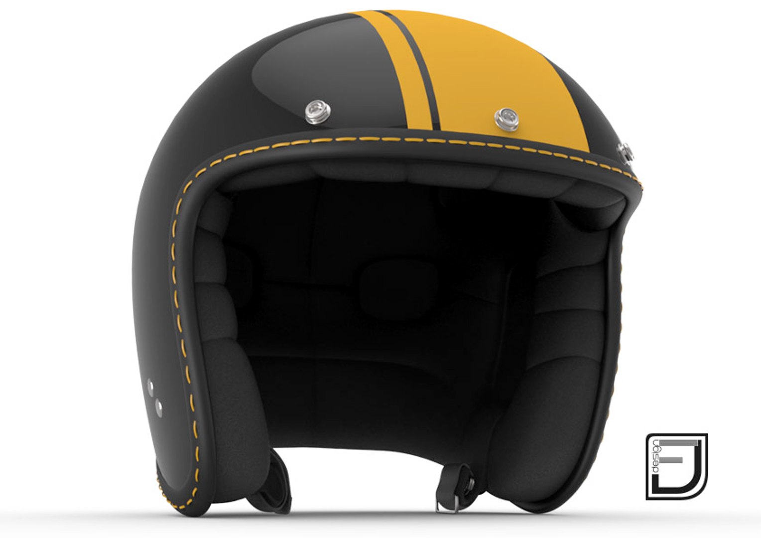 3d model black r helmet h08