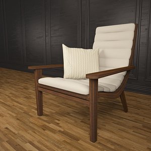 3d model veranda armchair