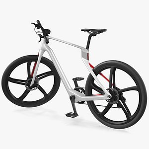 3D carbon electric road bike model