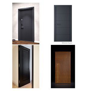 Modern Door - Interior 4 Doors Set